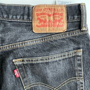 Levi's Men's Dark Gray Straight Jeans